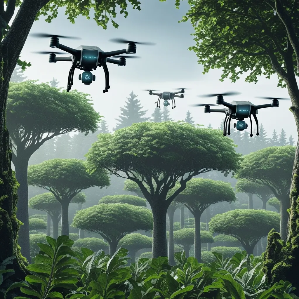 Drones and AI: Nature's High-Tech Helpers in the Fight Against Climate Change