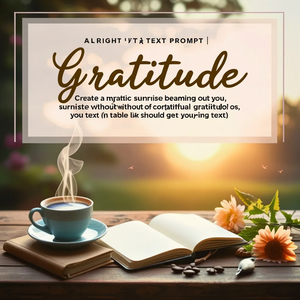 Tiny Thanks, Big Changes: How Gratitude Transforms Your Life