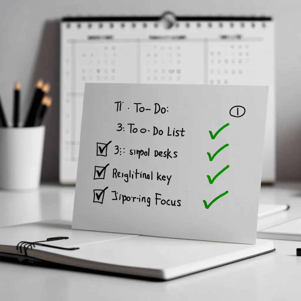 Taming the Chaos: The Secret Power of Simplified To-Do Lists