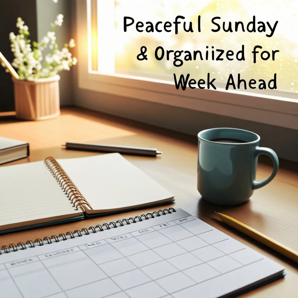 Why Planning Your Week on Sundays Will Save You Hours!