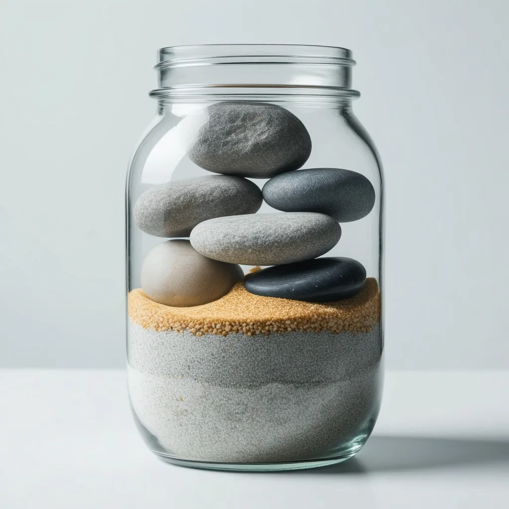 How the ‘Rock-Pebble-Sand-Water’ Approach Can Simplify Your Life