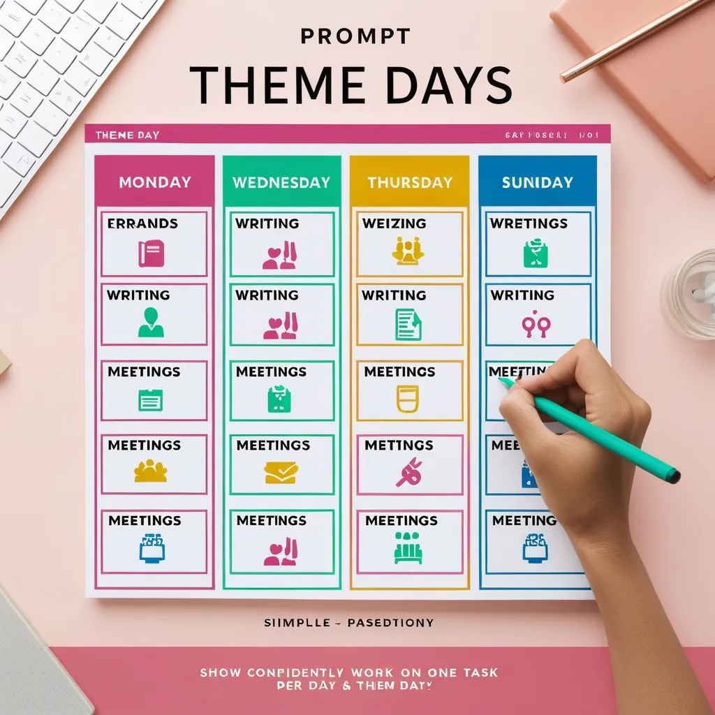 Master the Chaos: Supercharge Your Week with Theme Days